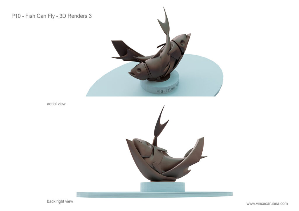 Fish Can Fly - Render 3